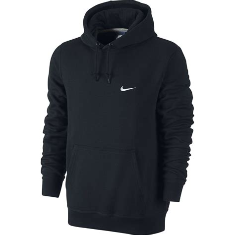 hoody achterpand langer nike zwart